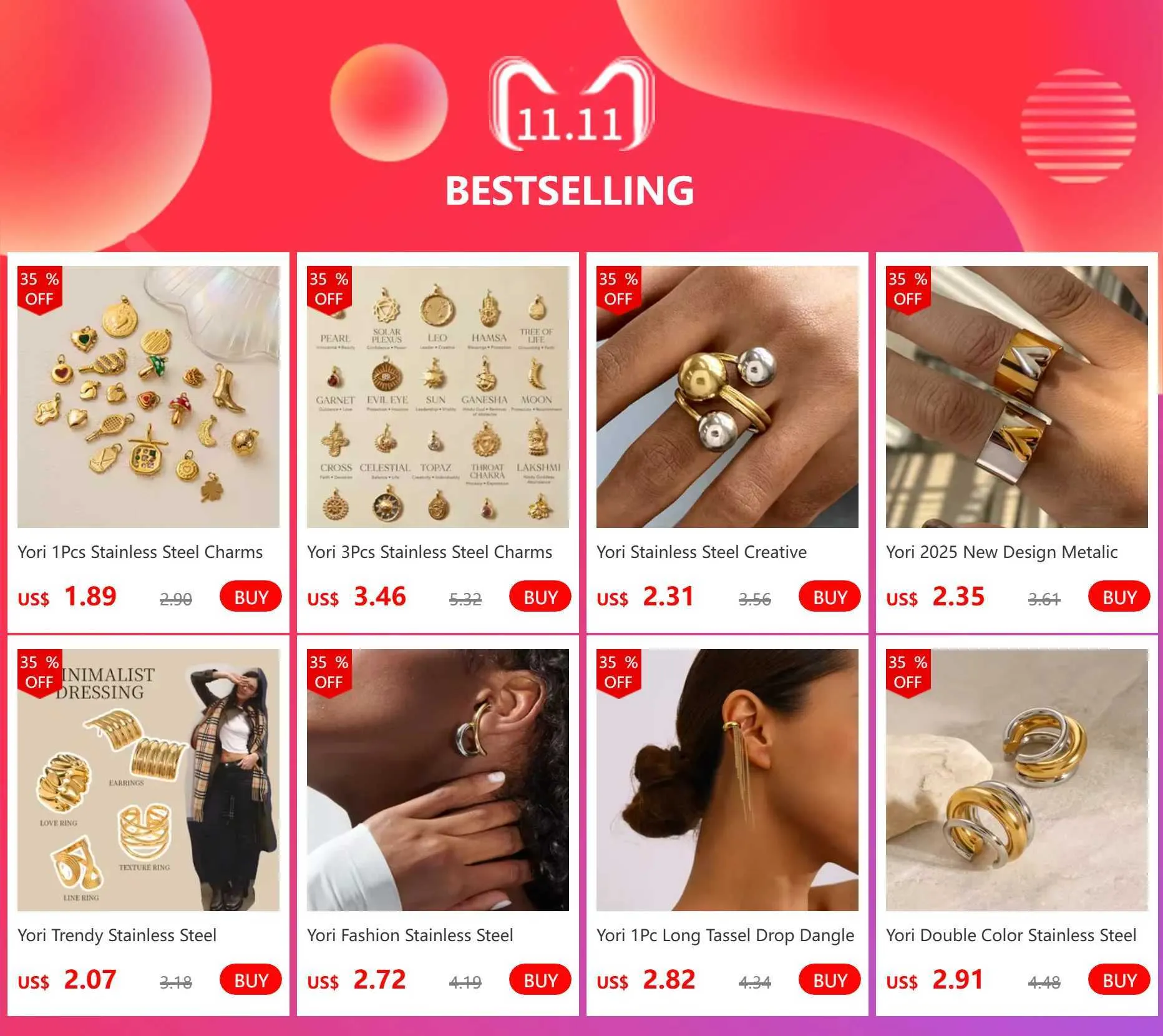 Designring med hjärta i rostfritt stål 18k pvd guldpläterad_voghion.com