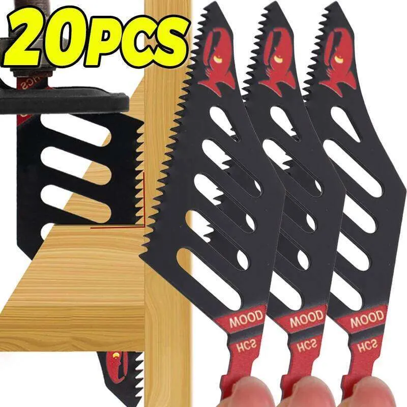 6-Pack T142HB Jigsaw Blades – High Carbon Steel T-Shank Flush Cut Blades For Wood, Plywood & Fiberboard