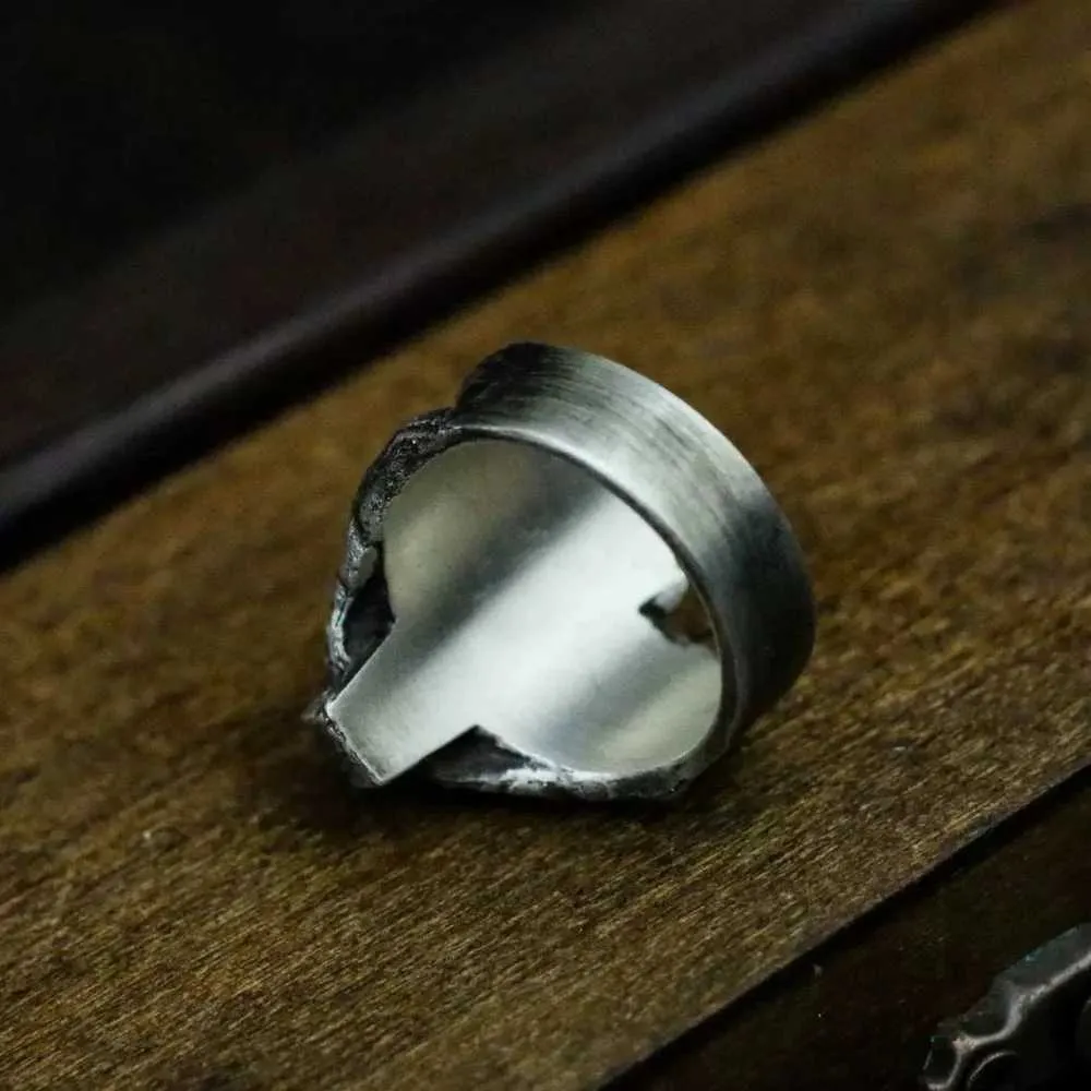 Classic Vintage Coffin Ghost Claw Vampire Devil Mens Adjustable Size Open End Ring Goth Punk Hip Hop Jewelry Party_voghion.com