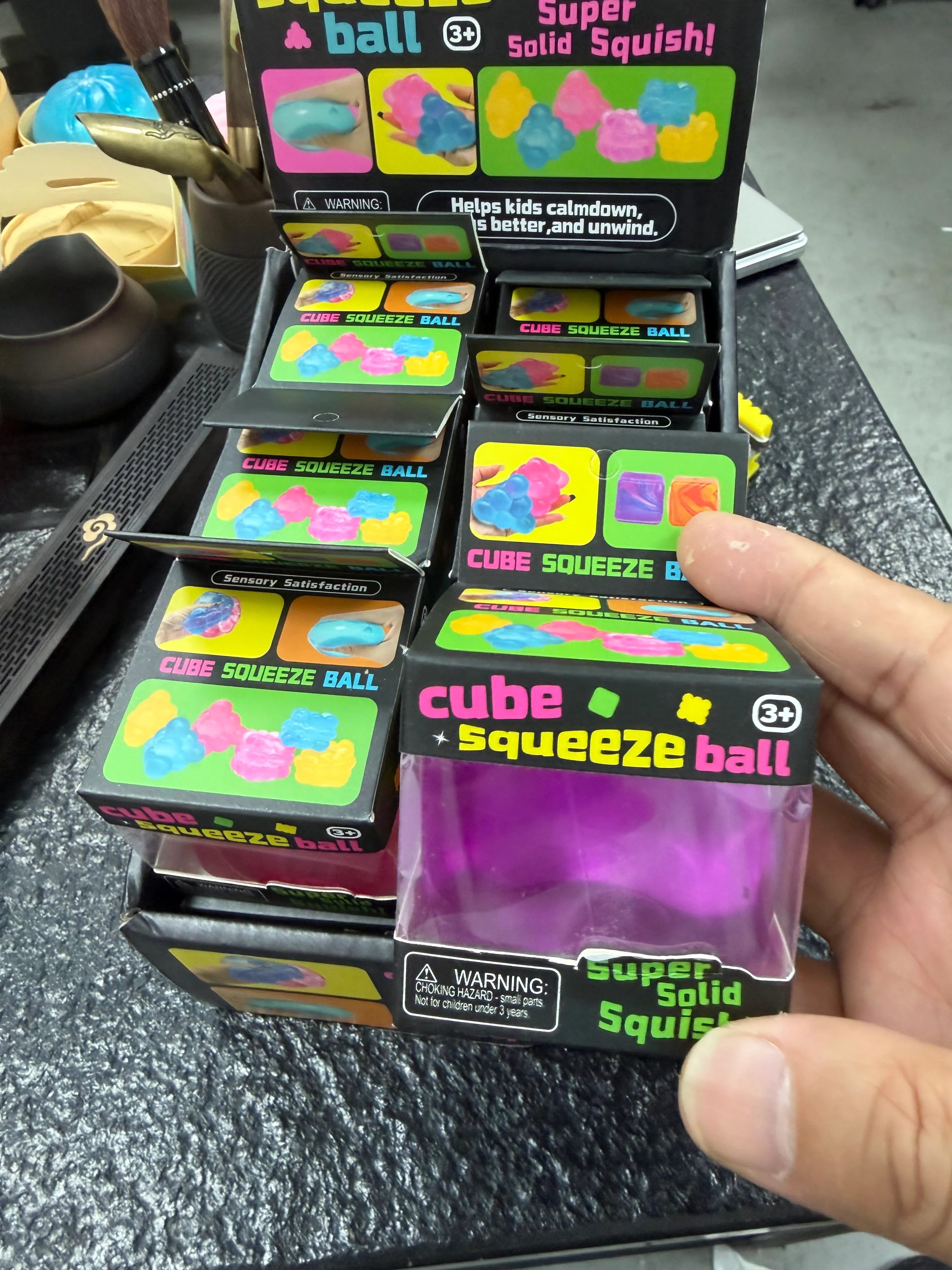 Squeezed Objects Needoh Nice Fidget Pad Cube Stress Relief Squishy... From Lulubaby03 ...