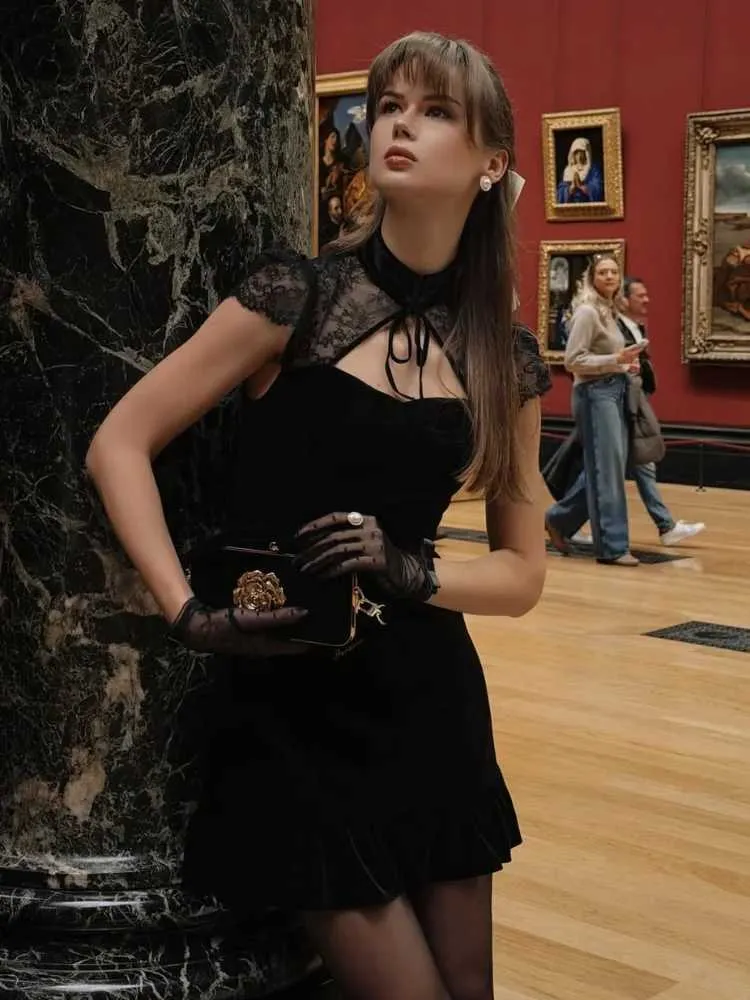 black a line velvet dress A-Line Off Shoulder velvet Black Long Prom Dress, Black Long Party Dress US 16 / Custom Color