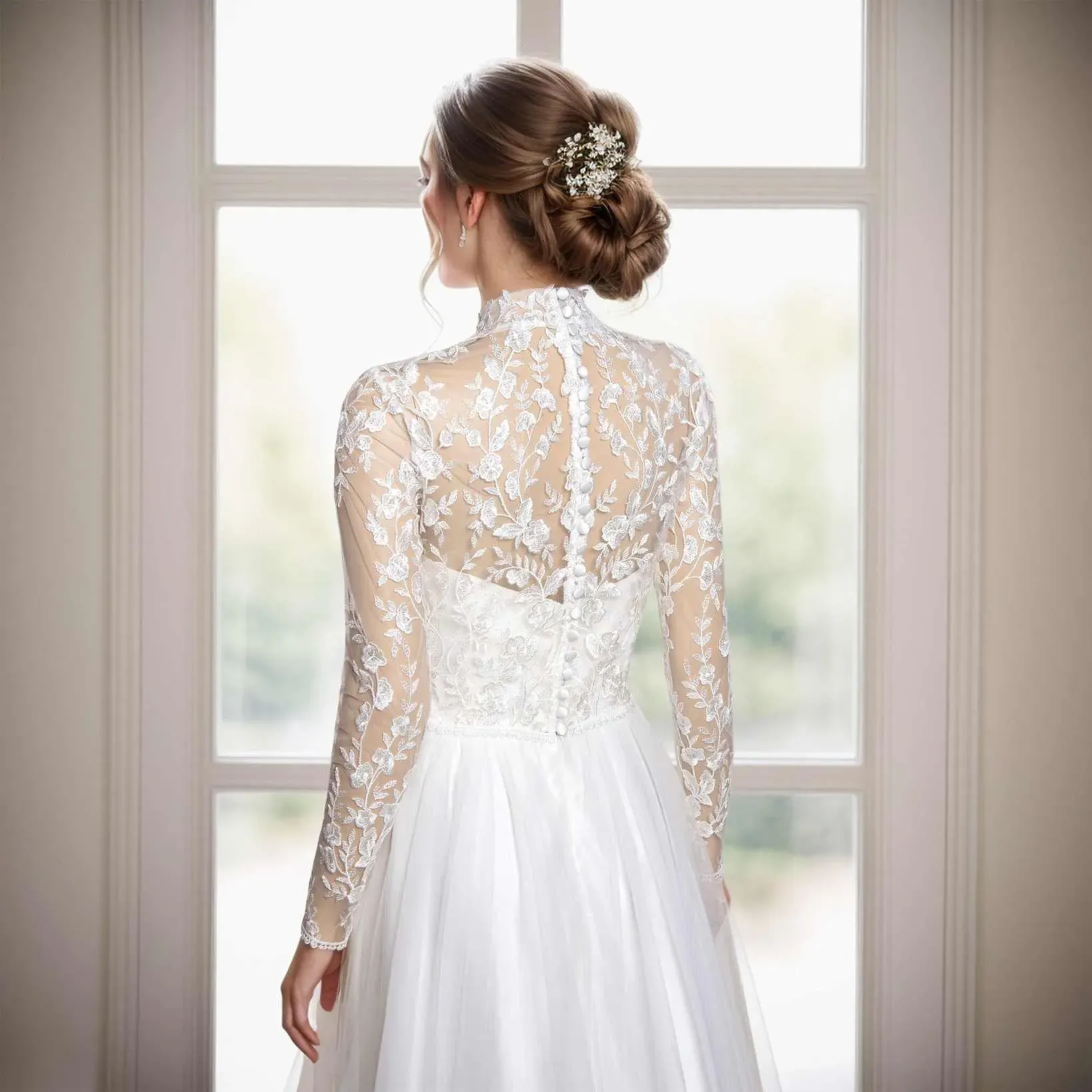 ivory lace jacket for wedding dress Graceful Bridal Lace Jacket Full Sleeve Wrap Bolero... From Chicweddings,  Rs.4,212.06