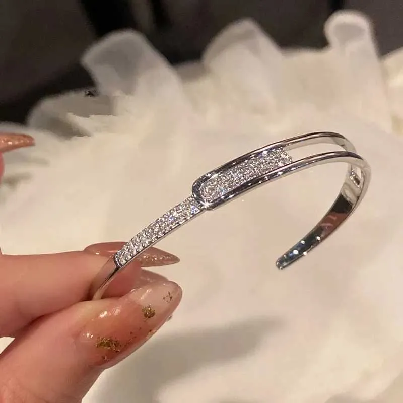 Pulsera de plata de ley 925 con dije de circonita, estilo sencillo, personalidad, para mujer, regalo de fiesta para amigas, joyería exquisita_voghion.com