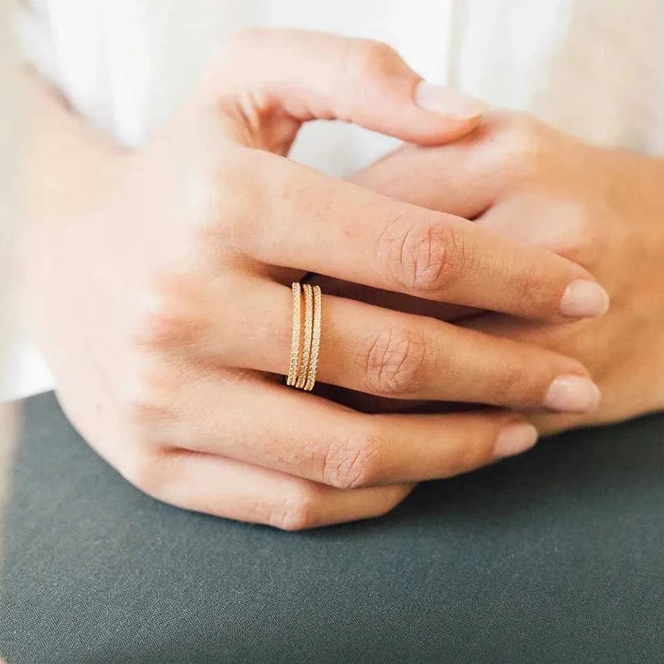 Designer ring met geboortesteen en kristallen voor dames_voghion.com