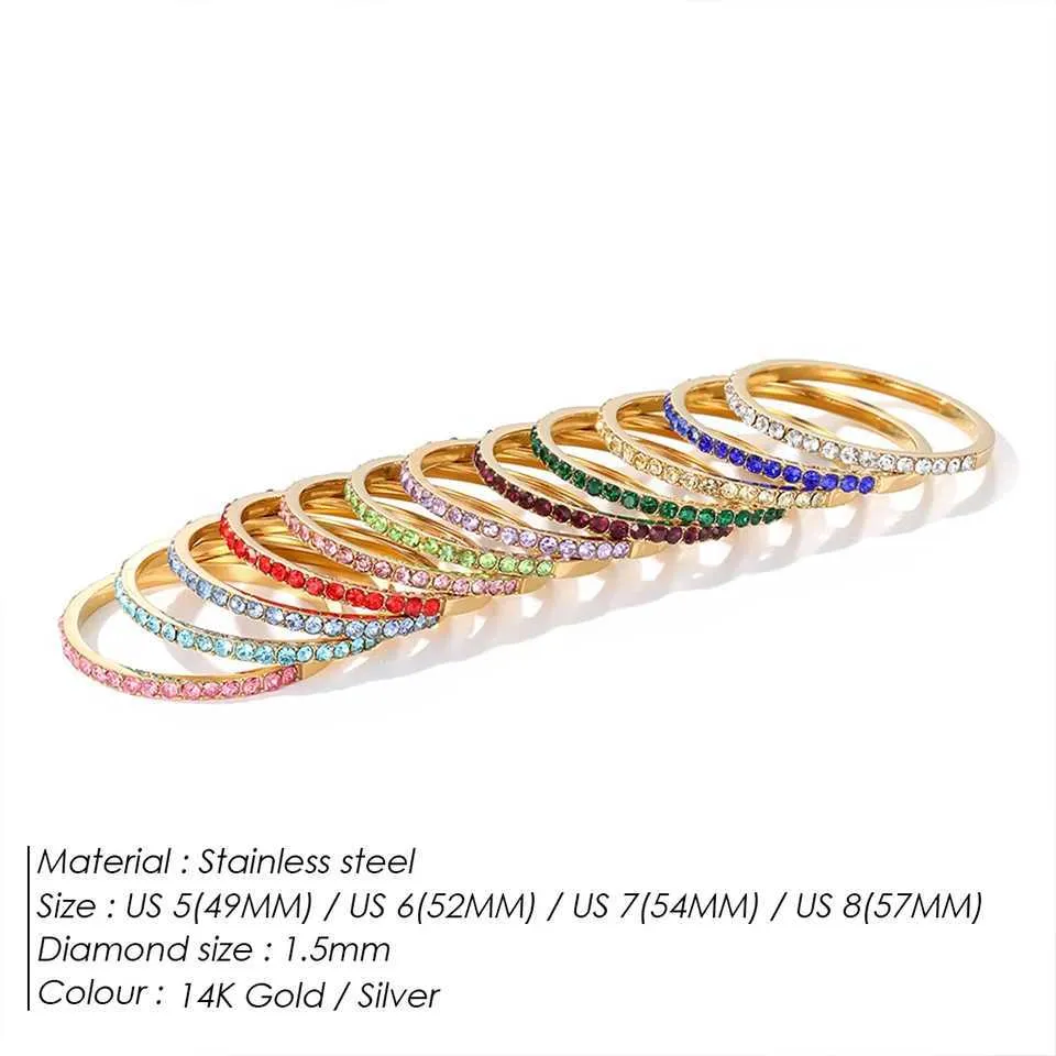 Designer ring met geboortesteen en kristallen voor dames_voghion.com