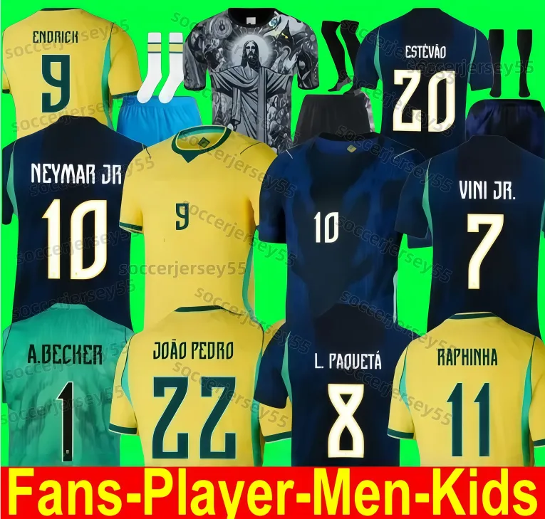 [新品]ブラジル代表のユニフォーム26/27  #VINI JR 10番 26 27 ブラジルネイマール JR サッカーユニフォーム 2026 2027 VINI JR