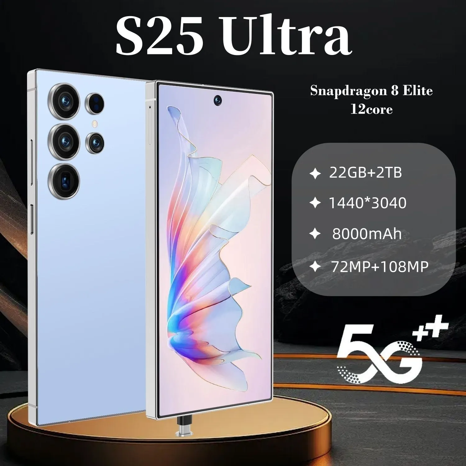 S25Ultra Snapdragon 8 Gen3 5G 5g Smartphone With... 