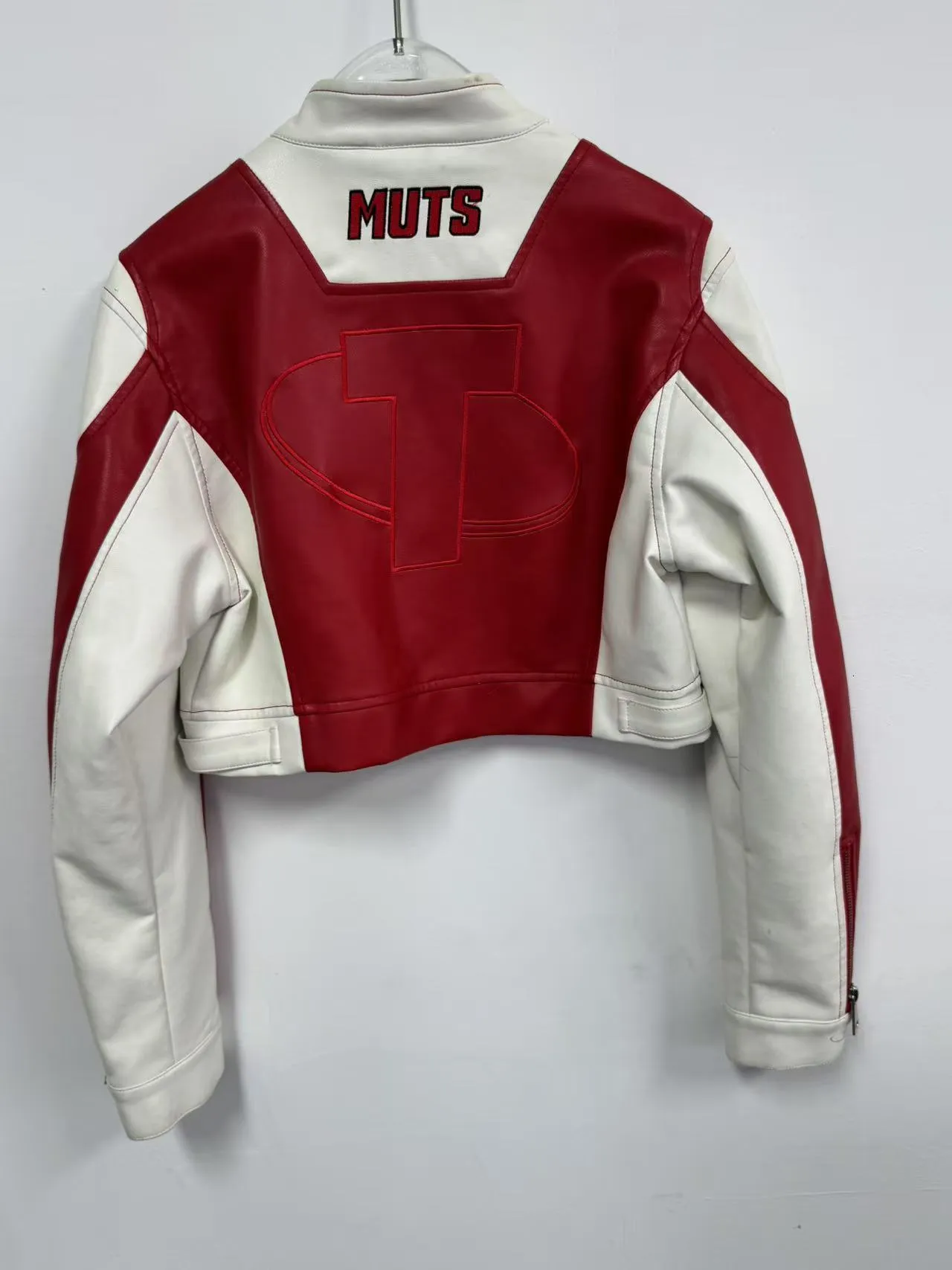 American Retro Embroidered PU Leather Motorcycle From Zara04