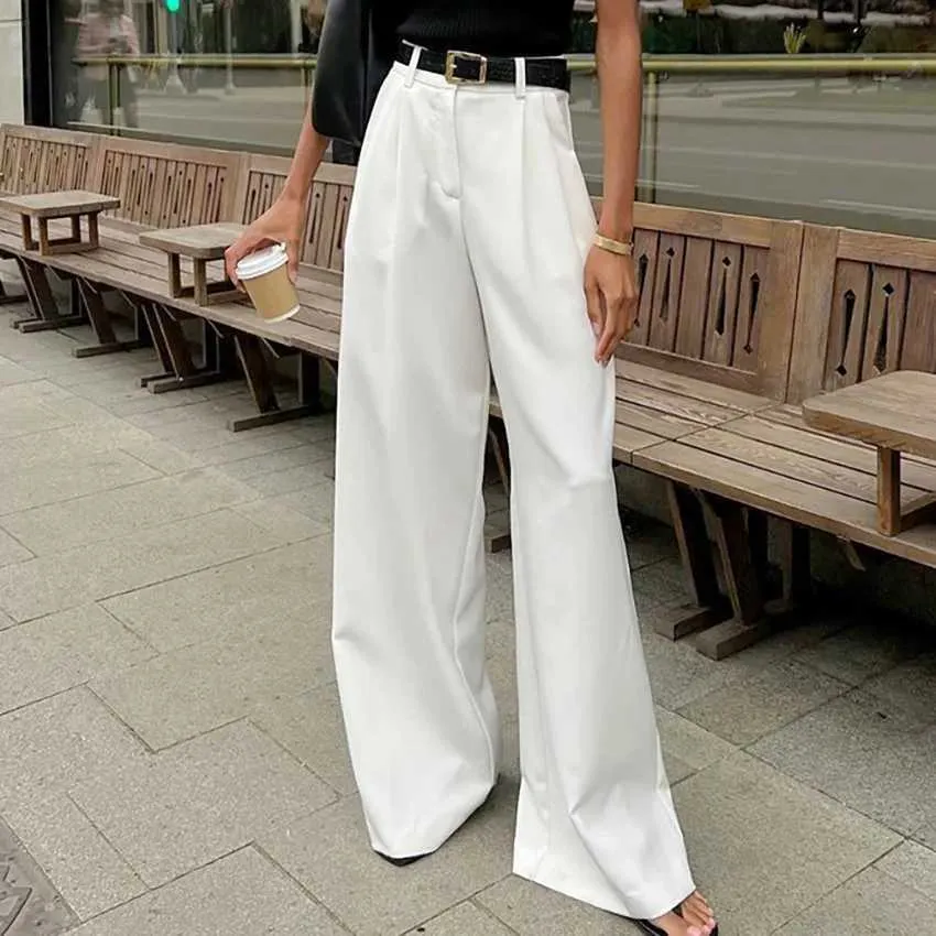 winter white dress pants for ladies LilySilk Womens Wool Trouser Medium Rise Suit Front Pleats Full Length Bottom Business Vacation Natural N16 at Amazon Women's Clothing store Crepe KnitPintuck On FrontBack Hidden ZipperDressy Pant35 Inseam Dress Pants Winter White Womens