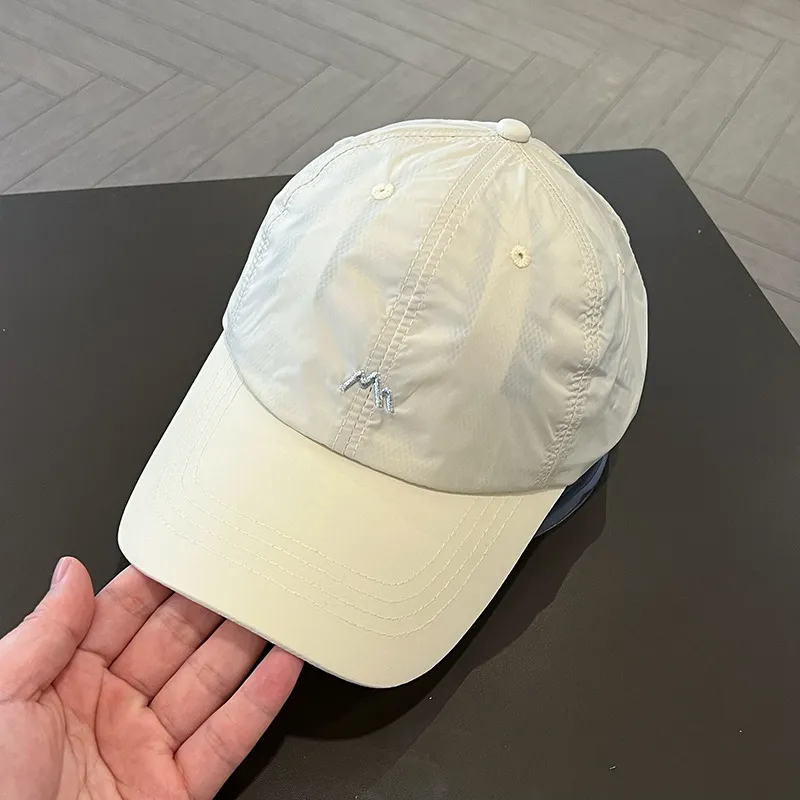 Assorted Mountain Embroidered Quick Drying Baseball Men's Women's Set Adjustable Breathable Sports Duck Tongue Hat Black_voghion.com