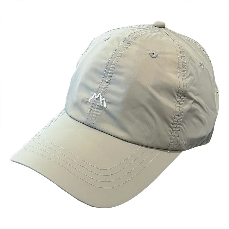 Assorted Mountain Embroidered Quick Drying Baseball Men's Women's Set Adjustable Breathable Sports Duck Tongue Hat Black_voghion.com