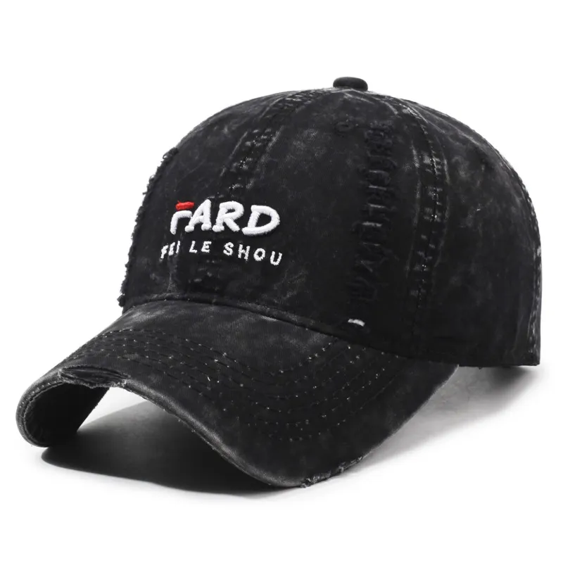 2026 Embroidered Baseball Men And Women Washed Cotton Adjustable Duck Tongue Hat With Tassel Details Suitable For Daily_voghion.com