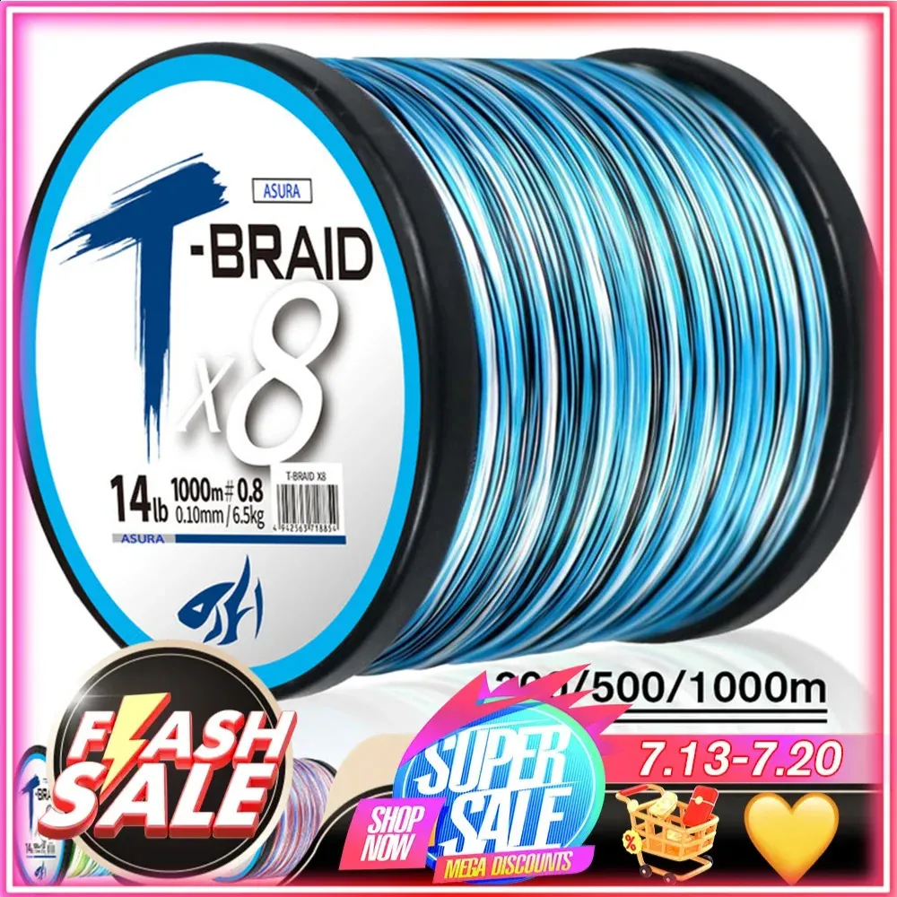 8x braided fishing line Bahama Blue 8X- No Fade- Ultra Performance 8 Strand 300 Yards / 60lb grade 300 P-Line EndurX Zero Fade 8X