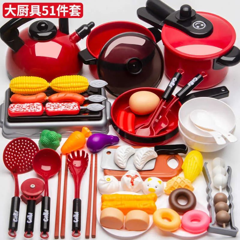Kids' Playhouse Kitchen Childrens Cooking Set With... 