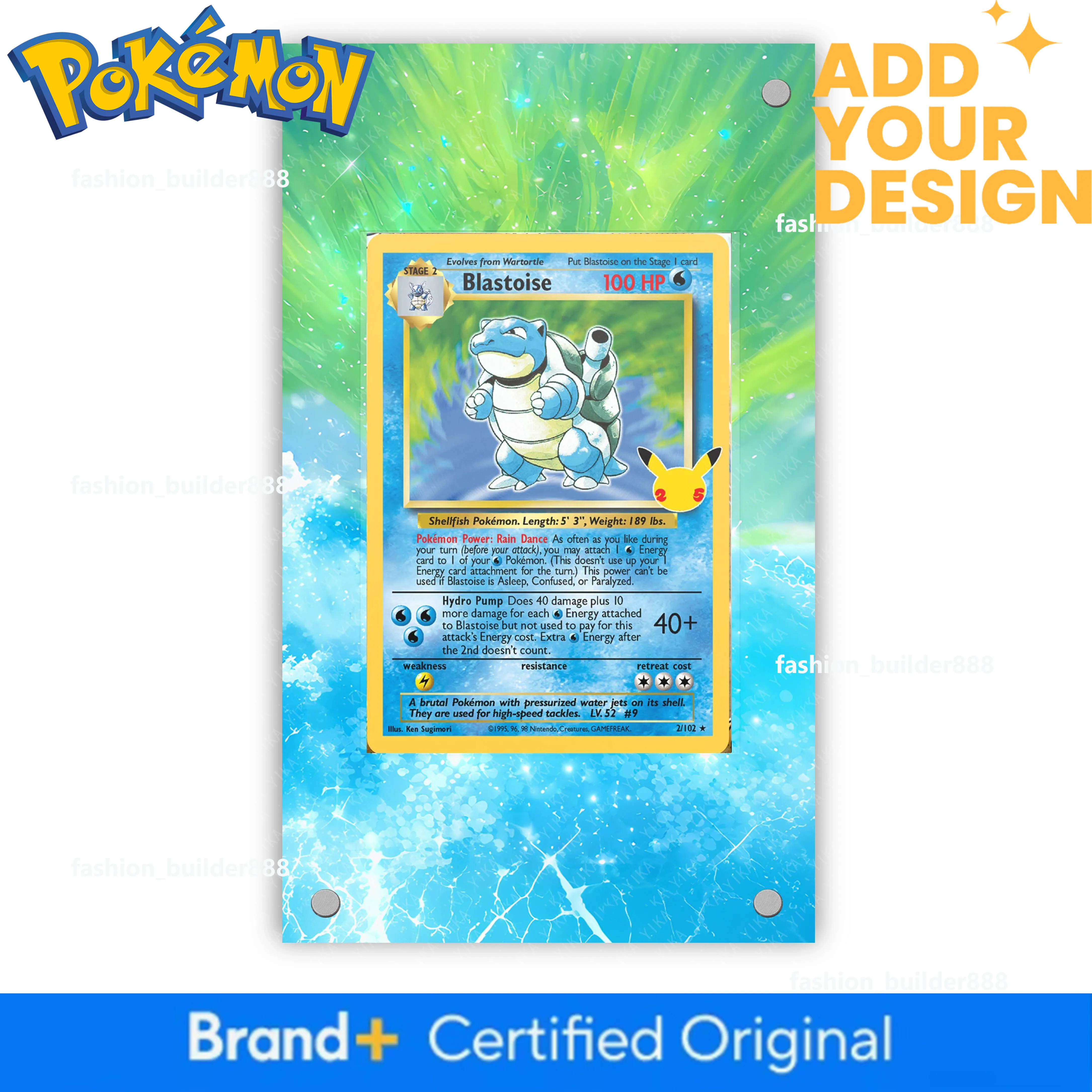 1995 blastoise pokemon card 25th anniversary Single Celebrations CLASSIC COLLECTION : Toys & Games (Dont apply Weakness and Resistance for Benched Pokemon.) 2021 Pokemon Japanese Psa 10
