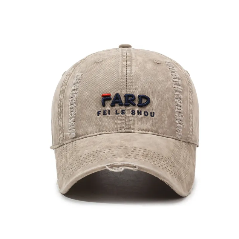 2026 Embroidered Baseball Men And Women Washed Cotton Adjustable Duck Tongue Hat With Tassel Details Suitable For Daily_voghion.com