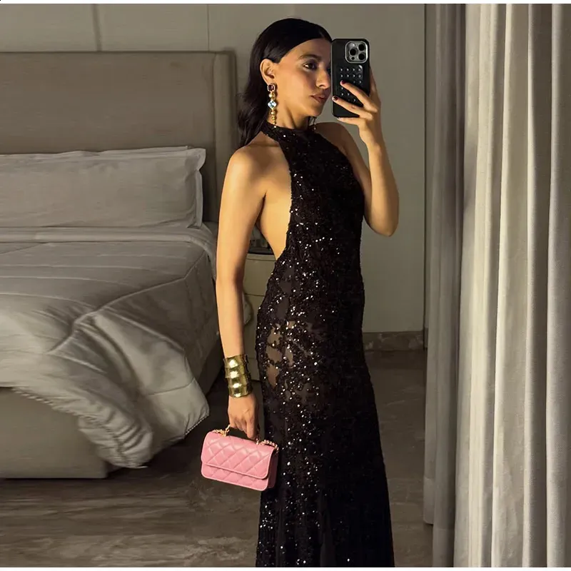 amazon vestido negro tirantes largo