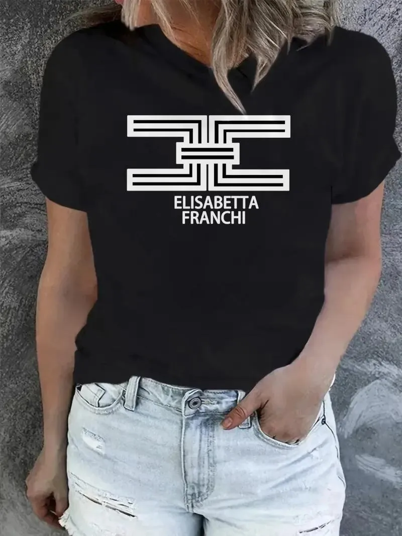 トップス ELISABETTA FRANCHI Elisabetta Franchi Womens Luxury Short Sleeve From Dh5207032