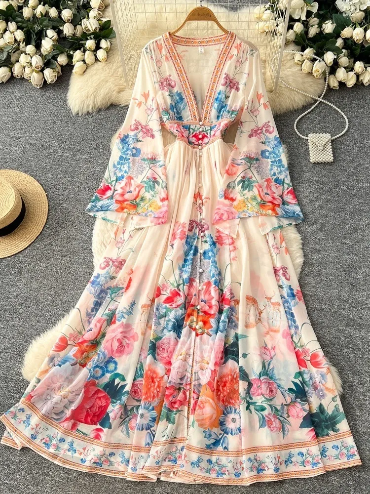 runway boho women dress Styling Your Summer Boho Dresses? Time to Break Out the Sandals