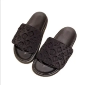 Women's Thick Soled For Outdoor Wear New Magic Tape Platform Beach Sandals Summer Fashion One Strap Slippers_voghion.com