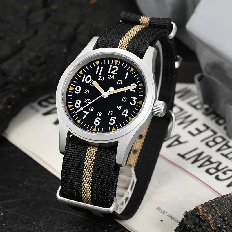 【専用】Militado / ML05 38mm VH31 スイープセコンド Militado ML05 Field Watch, 38mm VH31 Sweep Movement | DHgate