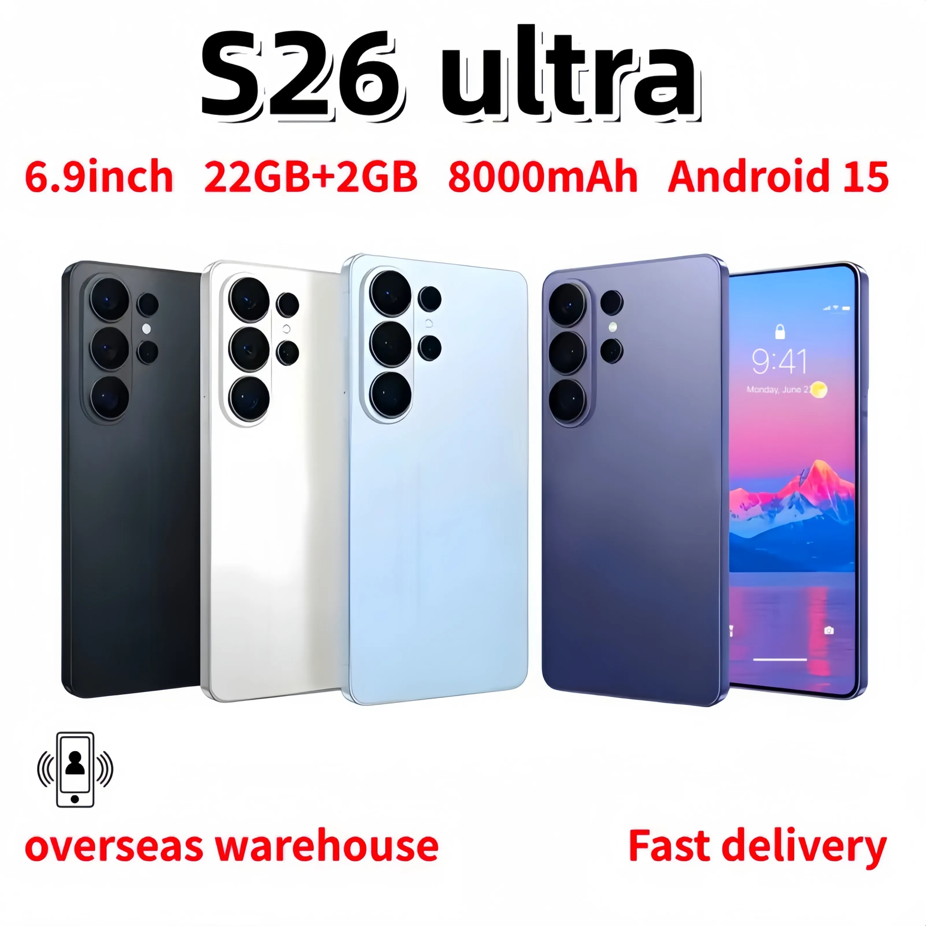 S26 Flagship Smartphone 5G   16GB RAM, 1TB Storage,... 