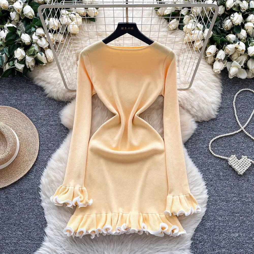 dress pleated women s winter sweater PRETTYGARDEN Women's Long Sleeve Midi Sweater Dress Fall Crewneck Knit
