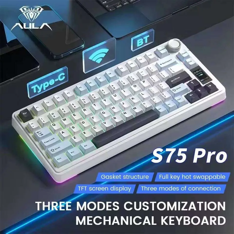 AULA S75 Pro Gaming Mechanical Atrix Keyboard ... From Cenobia29, $30. ...