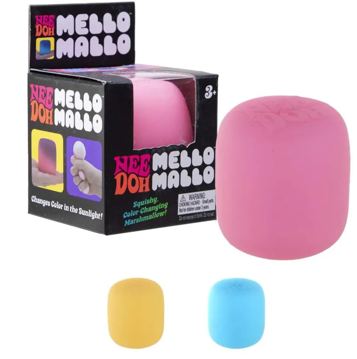 NeeDoh Mello Mallo Color Changing Marshmallow Stress From