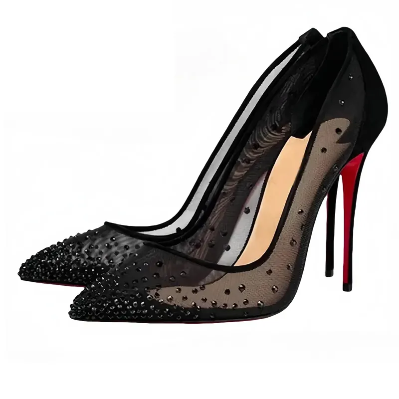 red bottom women's dress shoes Red Bottom women high heel shoes size 9.0