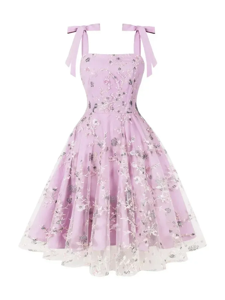 vintage mesh overlay dress Rose Red Leaf Print Ruched Tiered Mesh Dress