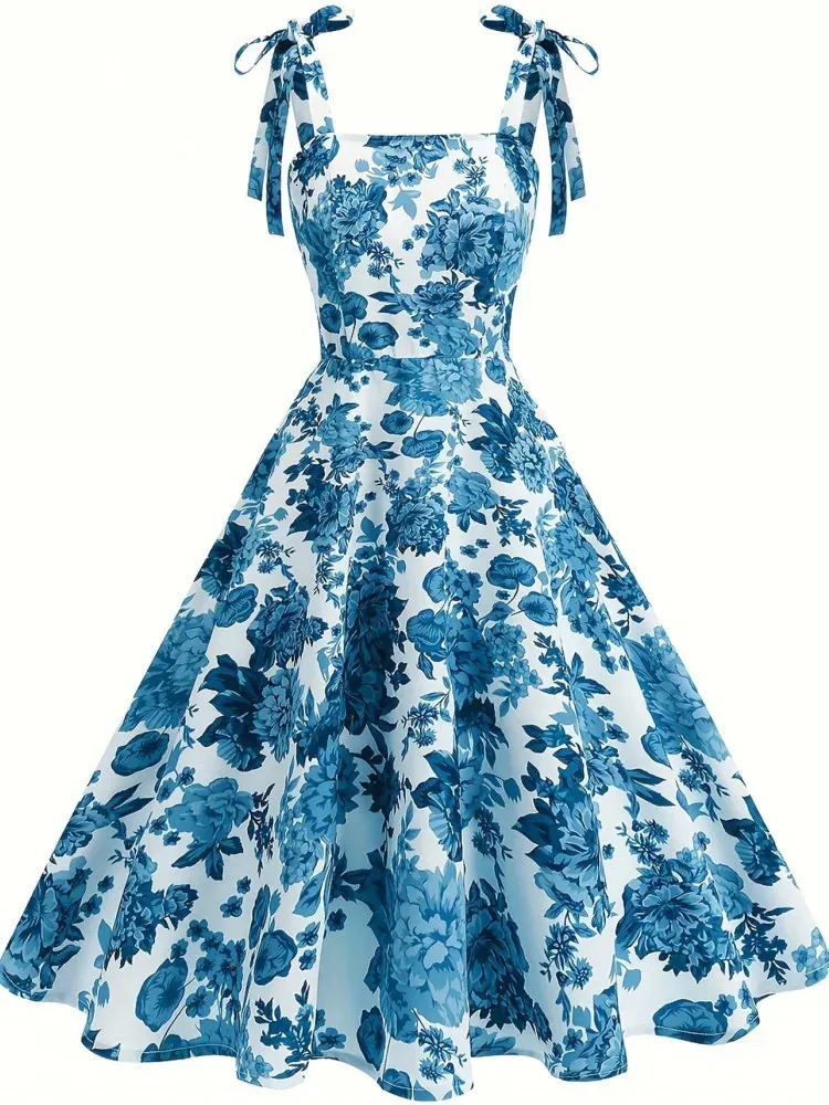 rockabilly holiday dress Vintage Swing Dress, Sleeveless Retro Party OTHER NOTES