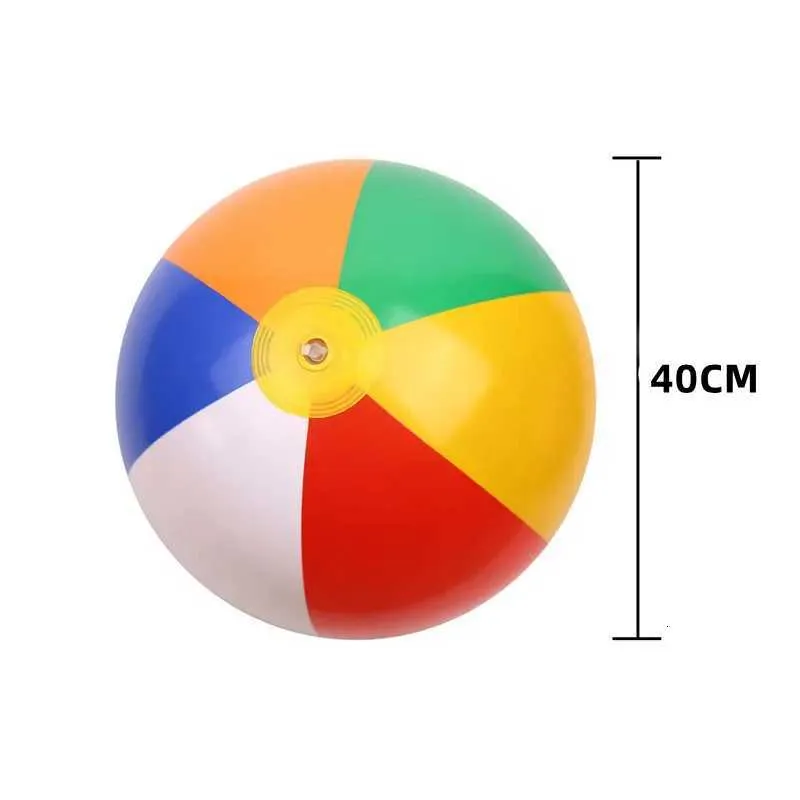 6 Pelotas De Playa Hinchables De 22 Cm: Arcoíris De Colores, Ideales Para Piscina, Playa Y Verano