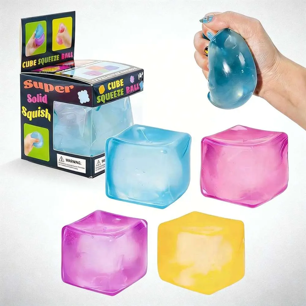 Jouet Anti-Stress Dumpling Squishy – Cube Texture Givrée, Souple Et Moelleux, Avec Mini Panier Vapeur – Dès 3 Ans