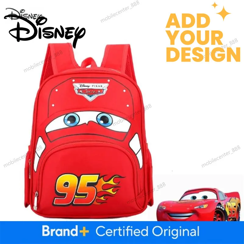 66% OFF Disney Lightning McQueen Car‑Shaped Splash‑Proof Denim Backpack – Best Kids Deal 2026