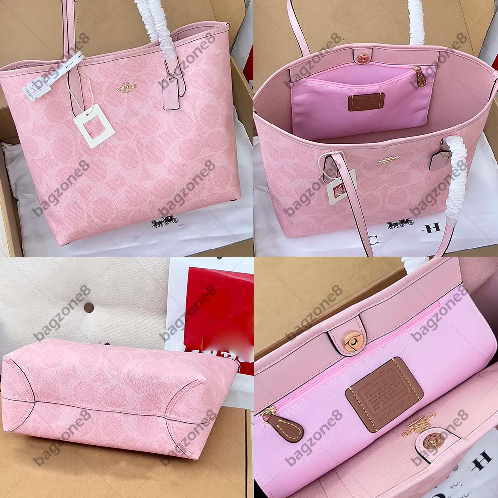 Luxury Pink Coachcoach Pink Goyard Tote With Wallet From