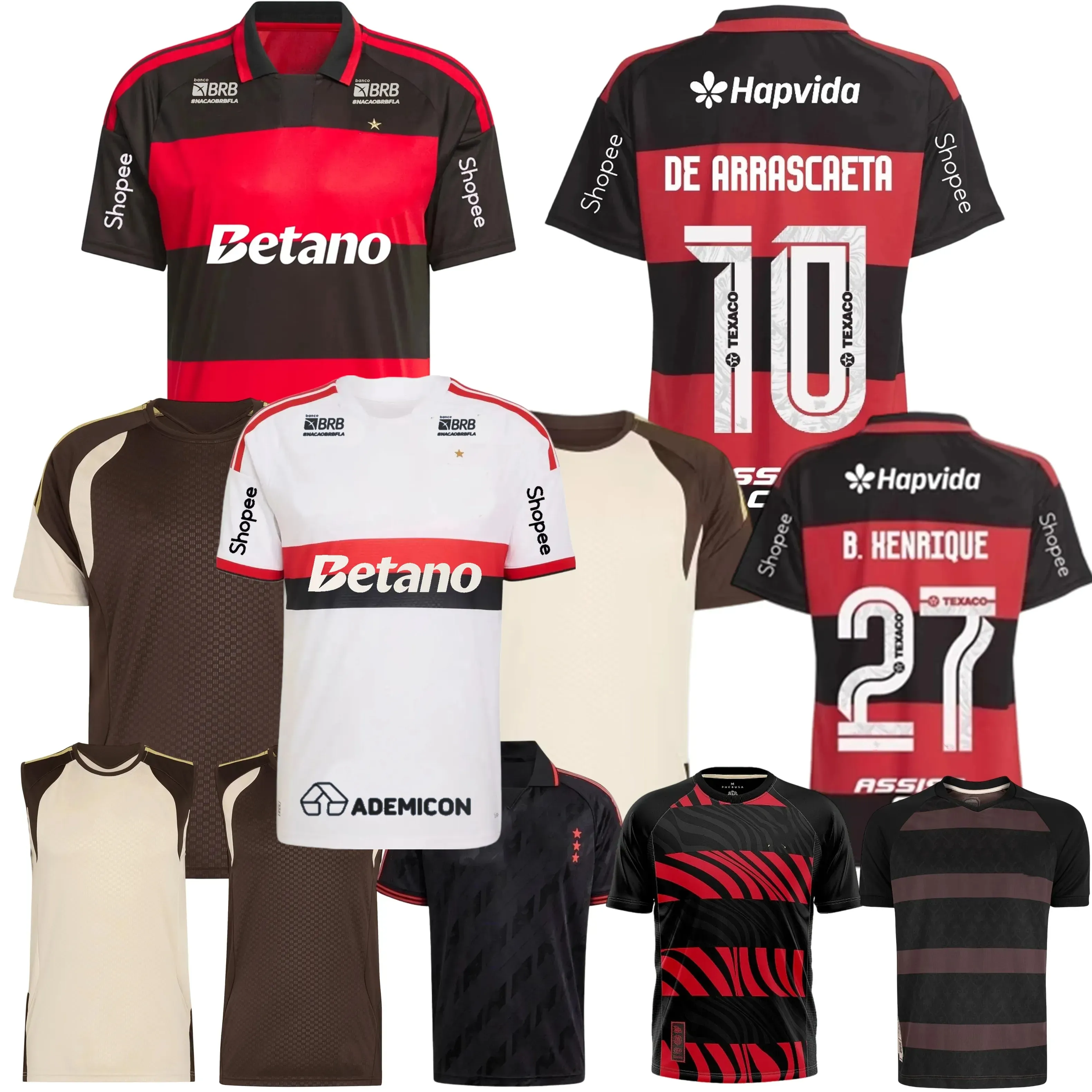 CR Flamengo Soccer Jerseys 2025 2027 Player Shirts From