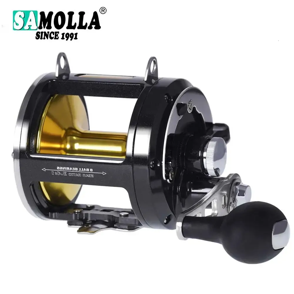 Aluminum Alloy Trolling Drum Anaconda Fishing Reels  ... 