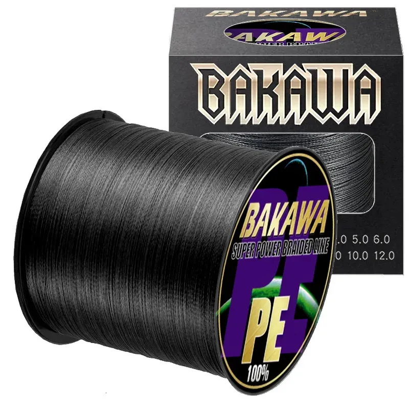 BAKAWA Braided Black Braided Fishing Line  ... 