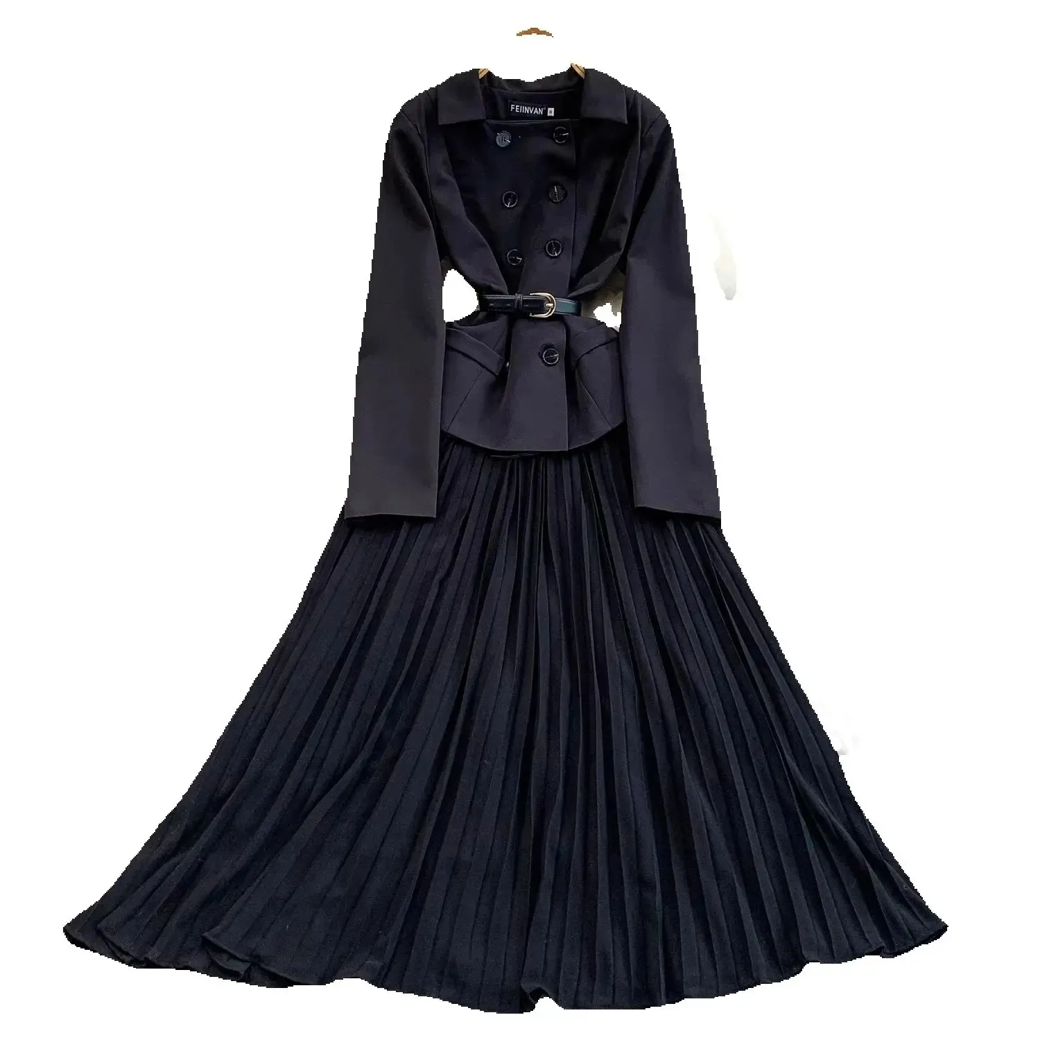 slim fit dress slacks Elegant Summer Dresses Women Short Sleeve Plain Fashion Office Dresses –  Mega Mart Center main image 1