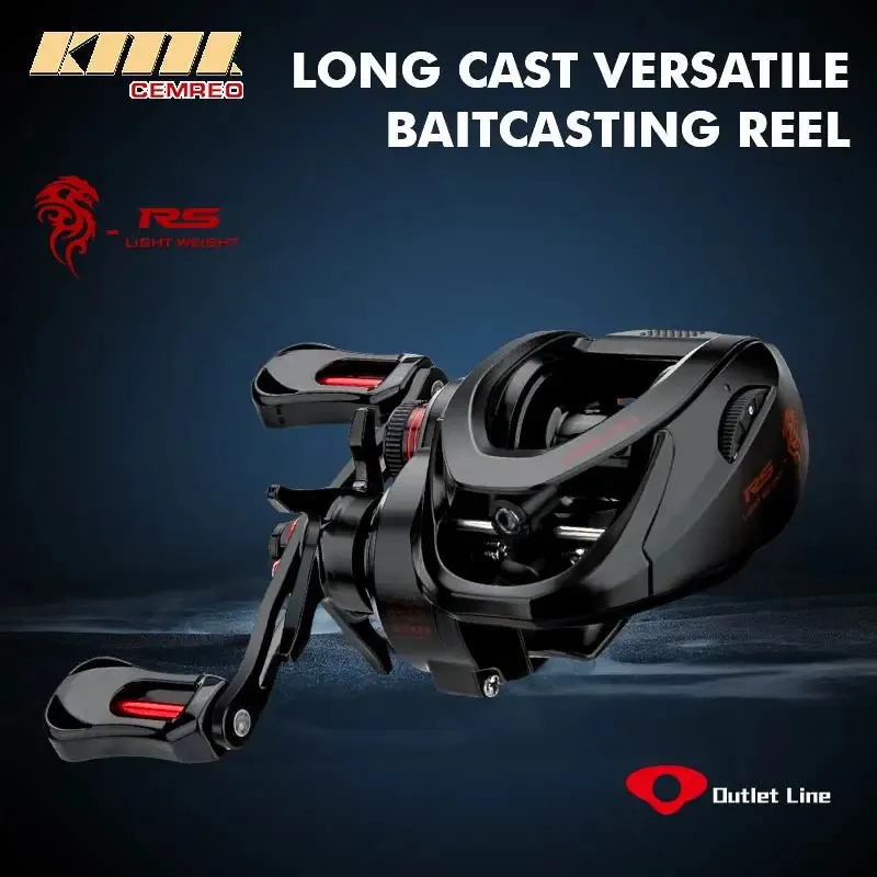 CEMREO 7kg Drag Magnetic Brake Fishing Reel In For... 