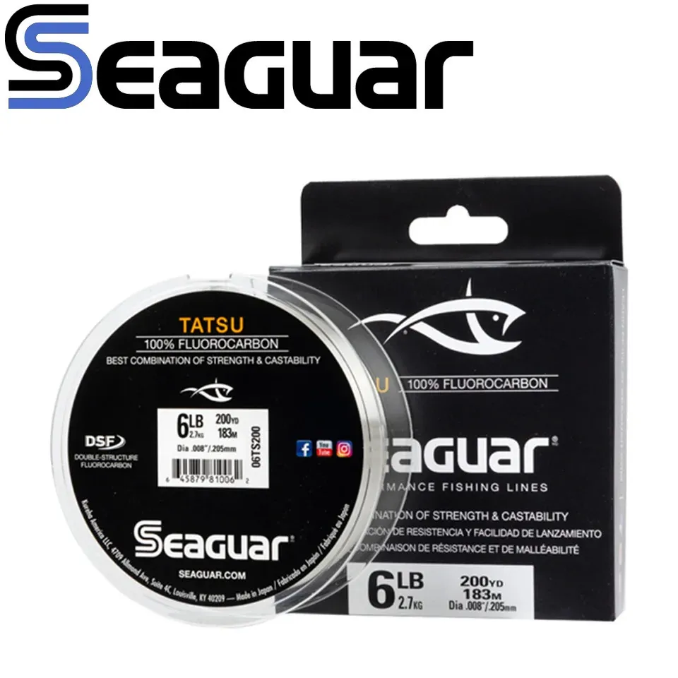 SEAGUAR TATSU 4LB 25LB 100 FLUOROCARBON DSF Seaguar... 