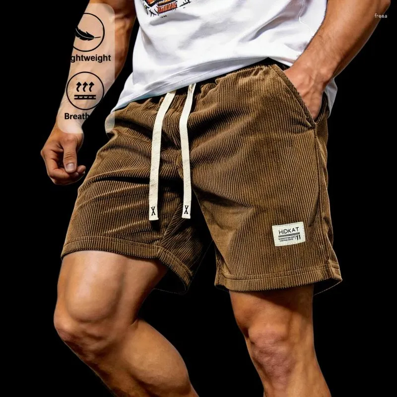 2026 Summer Mens Corduroy Cargo Sweat Shorts Mens  From Freea