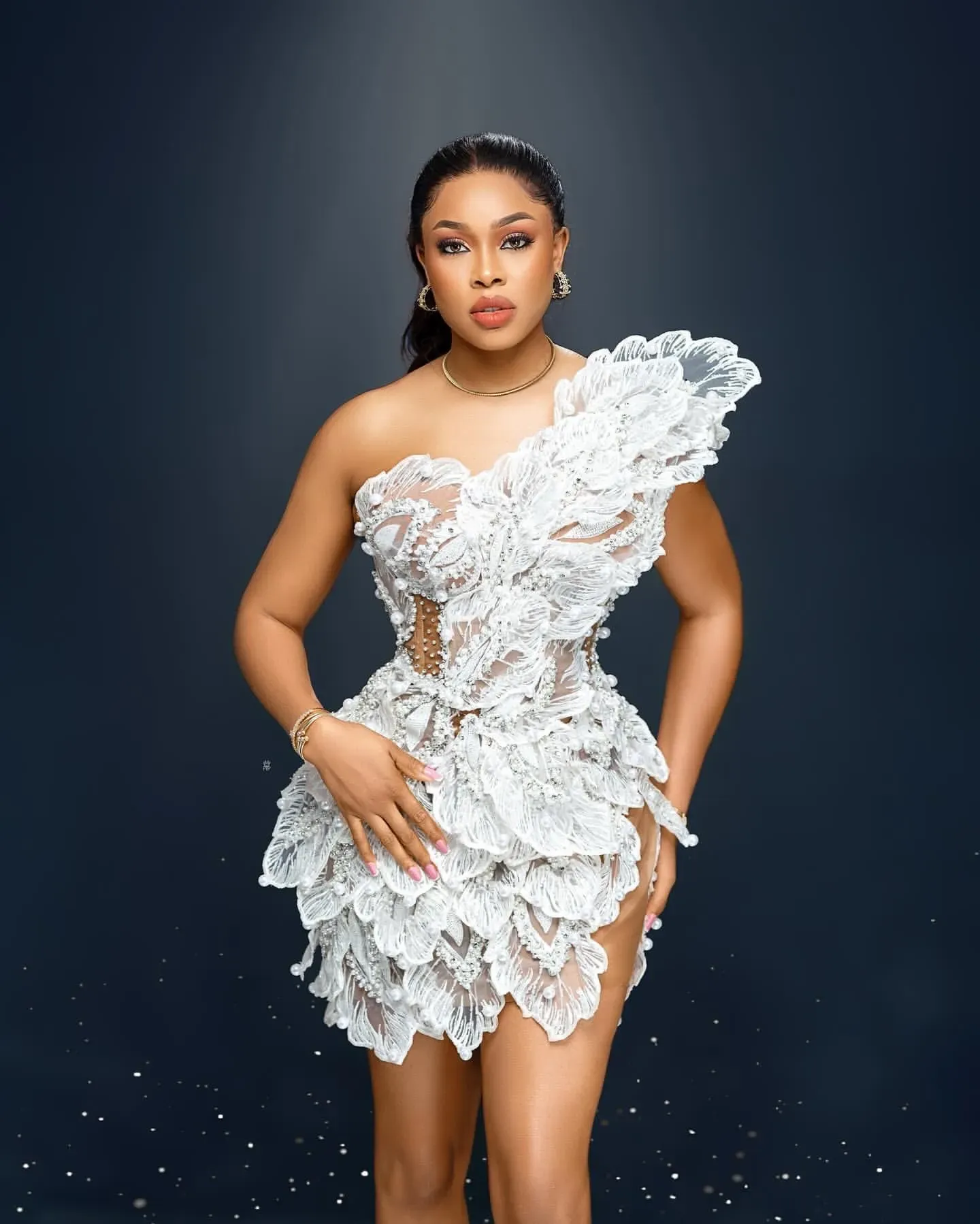 2026 Glitter Sequin Cocktail Dresses Ivory White... From Crystalxubridal, Rs.15,415.17