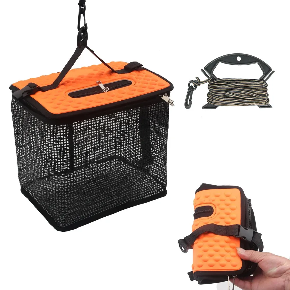 collapsible fish basket Floating Basket, Sturdy Stainless Steel Fishing Net Cage with Spring Door, Portable Foldable Round Metal Fish Trap for Shrimp Crab Trout Outdoor Fishing : Sports & Outdoors The Ozark Trail Floating Wire Fishing Basket is designed to keep fish secure and alive in the water during fishing trips Ozark Trail Collapsible Floating Wire