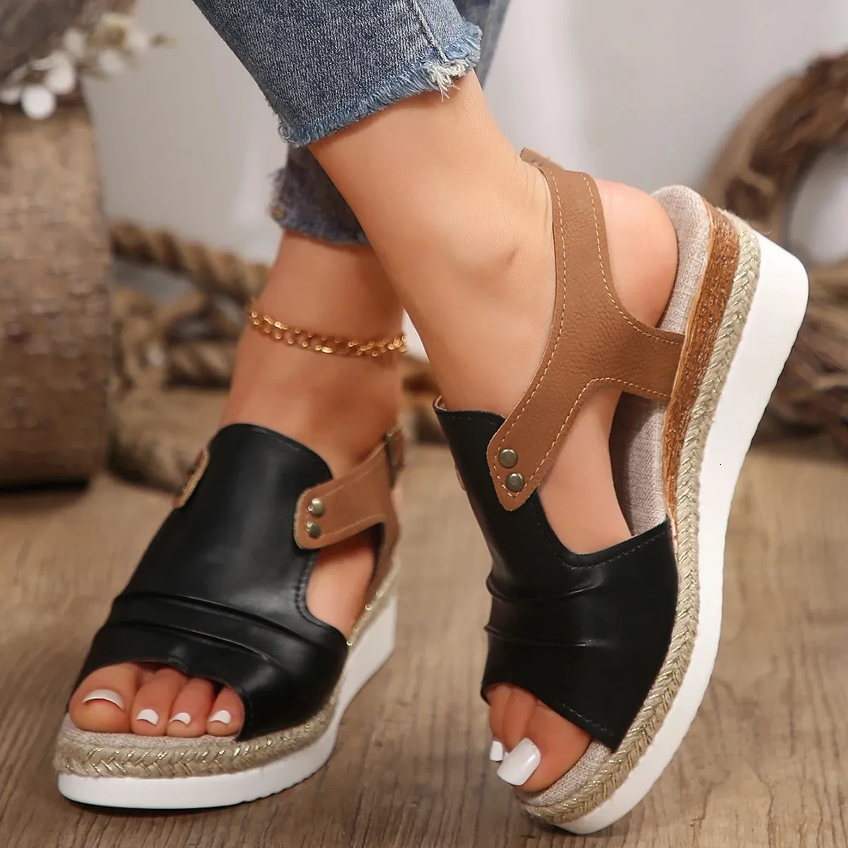 Wedges Summer Lightweight Shoes For Platform Casual Women Beach Y Ner Sandals 260420_voghion.com