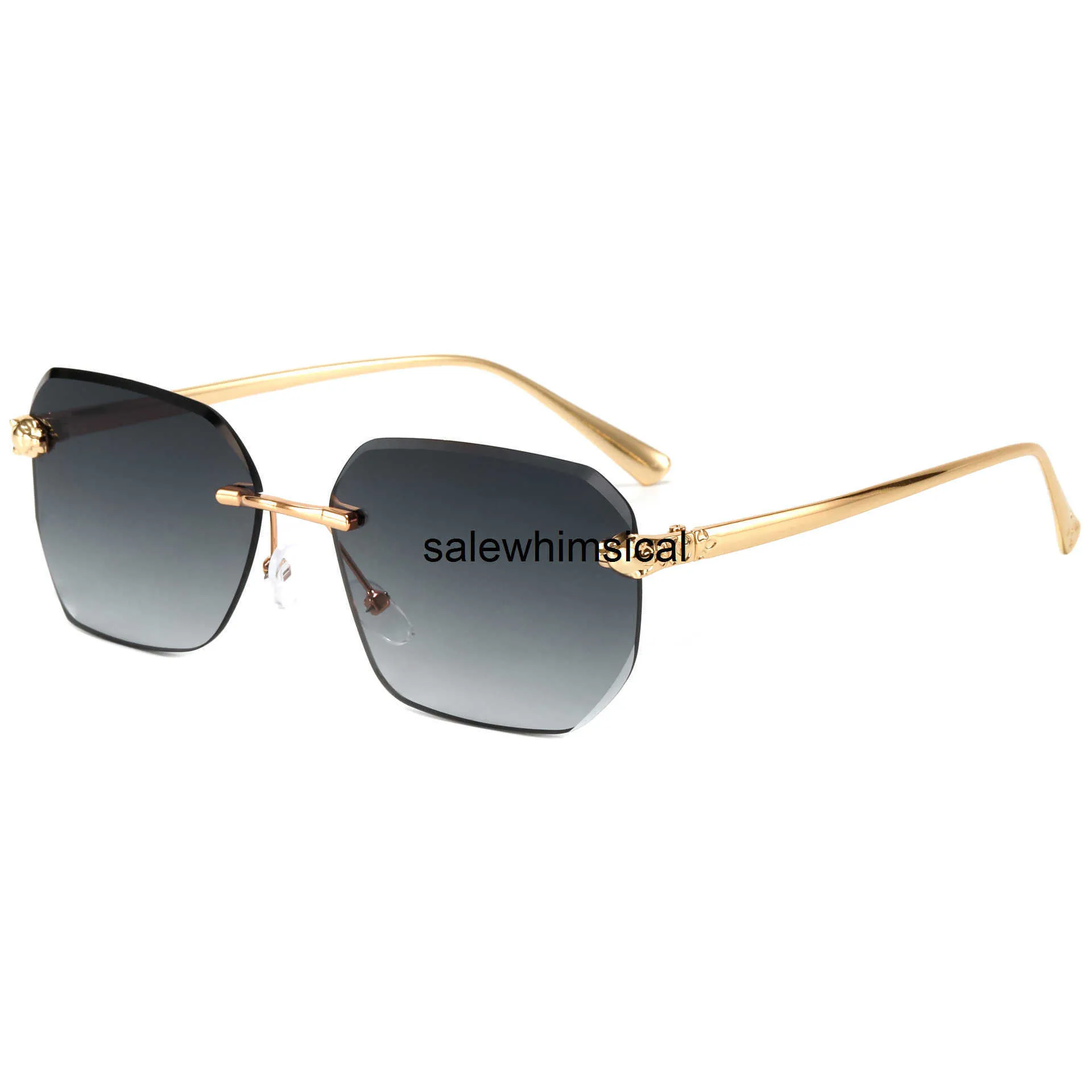 Oversized Square Polarized Sunglasses with UV Protection, Statement Designer Glamorous Designer-Inspired Argyle Embossed Arms Oversized  main image 2