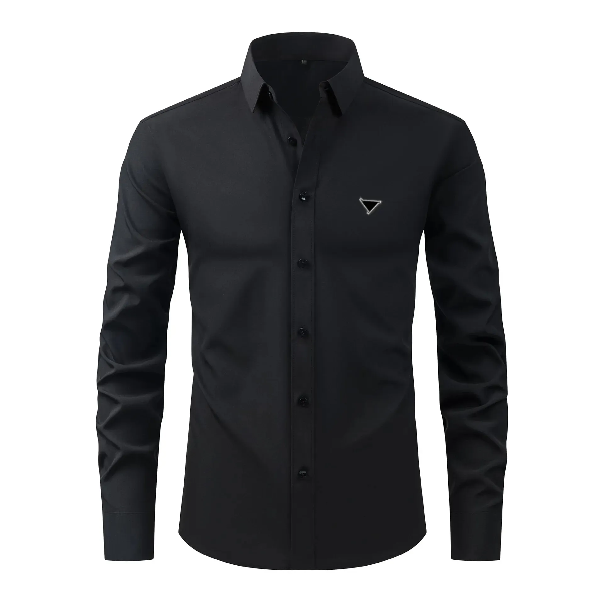 men's black designer dress shirt Eternal Men's Black Paisley Designer Shirt- Men's Black Long Sleeve Designer Shirt| Austere By Eight X