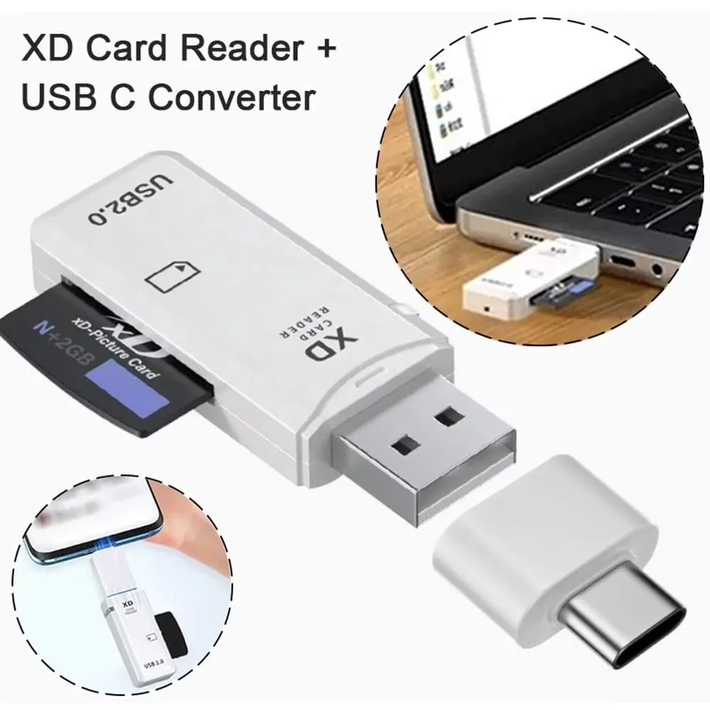 USB 2.0 Xd Card Reader Usb And Memory Card Adapter... 