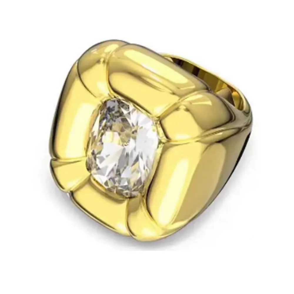Gouden open ring met schelp en parel stijlvolle damesring_voghion.com